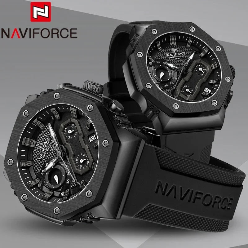 NAVIFORCE Homens Mulheres Relógio de Quartzo Top Marca de Luxo Elegante