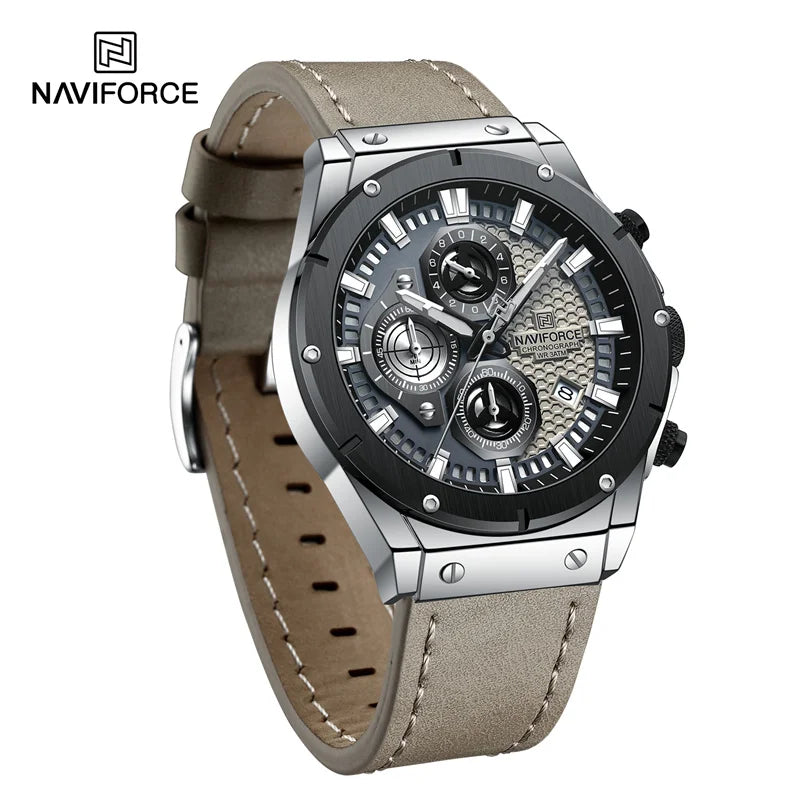 NAVIFORCE Relógio Masculino Top Marca de Luxo Esporte