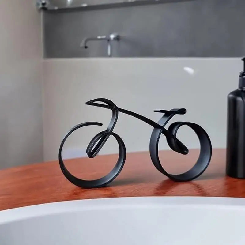 Escultura de Bicicleta Minimalista