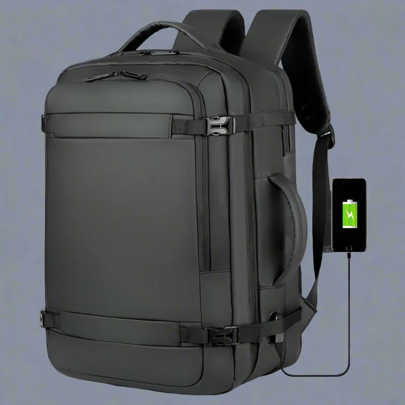 Mochila de Viagem USB Expansível 40L