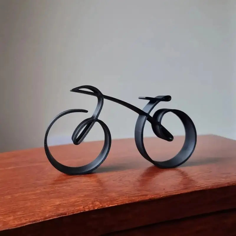 Escultura de Bicicleta Minimalista